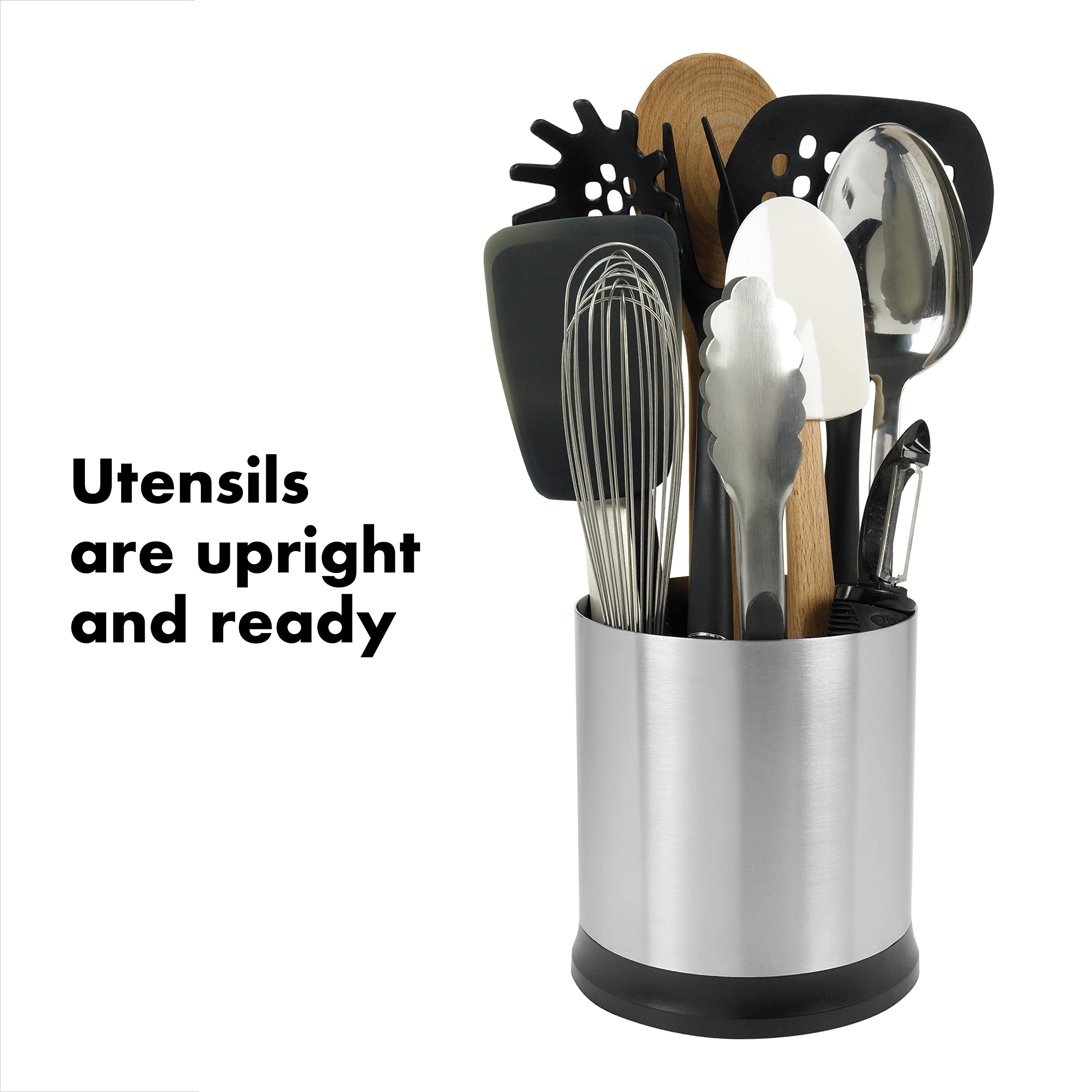 Amazon.com: OXO Good Grips Stainless Steel Rotating Utensil Holder